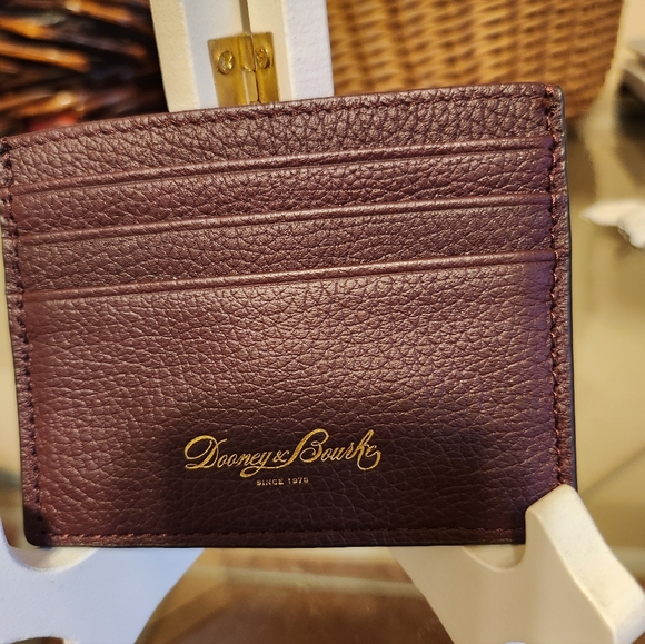 Dooney & Bouke Leather Card Holder NWOT - Picture 1 of 2